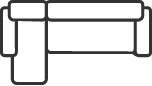 Ecksofa in L-Form