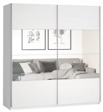 Kleiderschrank Beta 180 cm - weiß - 22971656