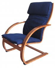 Relaxsessel Lyon blau