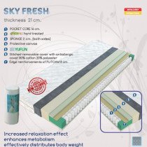 Fola - Matratze Sky fresh 80x200 cm
