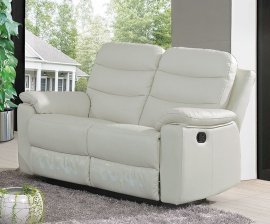 Zweisitzer-Sofa mit Relaxfunktion Taurus II - weiß