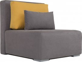 Sessel mit Bett Ambi - grau + orange