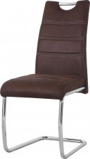 Stuhl Roma Stoff - braun