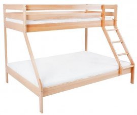 Bett na kat Mekisi 90x200cm + 140x200cm - Natur