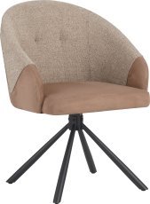 Esszimmerstuhl Tonir - braun/beige