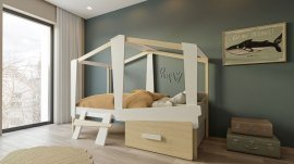 Kinderbett Cabane 395406 - 90x200 cm