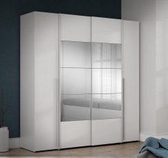 Garderobenschrank Narago 200 cm - weiß