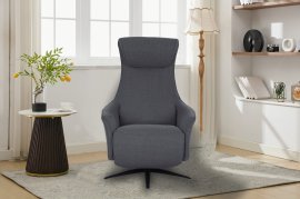 Elektrischer Relaxsessel mit Relaxmechanismus Fergie - dunkelgrau