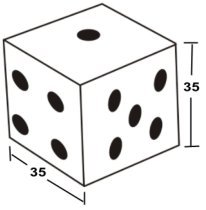 Fola - Taburett Dice – Weiß
