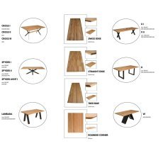 Tisch Connect – Platte Schweizer Kante Dl – 240×100 cm