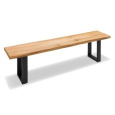 Bank Connect – Platte mit natürlicher Kante Dl – 160x38 cm