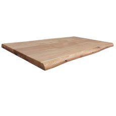 Tischplatte für Couchtisch Connect – 110x60 cm, Dicke 20+20 mm, Eiche mit Baumkante