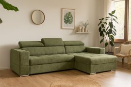 Wohnlandschaft Calgary Rec 120 L hellgrau