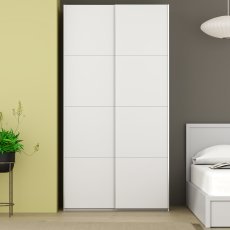 Fola - Kleiderschrank mit Schiebetüren – 120 cm