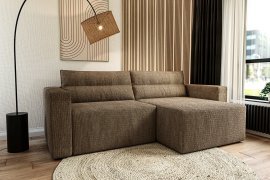 Ecksofa Garnitur Silver