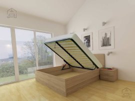 Bett mit Stauraum Lux - 140x200 cm