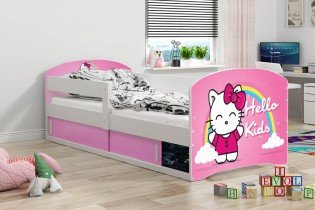 BMS Group - Kinderbett Luki-1 - 80x160 cm - weiß