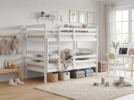 Etagenbett Eryk - 90x200 cm - Weiß
