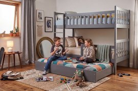 Etagenbett Kubus mit Zusatzbett – 80x190 cm