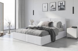 Bett Hilton - 140x200 cm - weiß