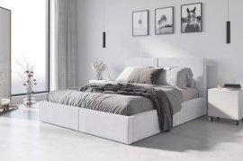 Bett Hilton - 120x200 - weiß