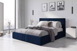Bett Hilton - 140x200 cm - blau