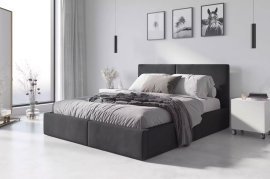 Bett Hilton - 140x200 cm - graphit