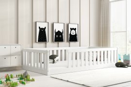 Kinderbett Bella Sima - 90x190 cm - weiß