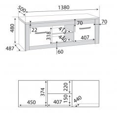 ML Meble - TV-Element Oliwier 14 N