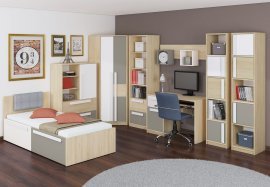 Jugendzimmer Drop - Metallicgrau