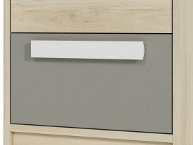 ML Meble - Schrank Drop 04 - metallisch grau