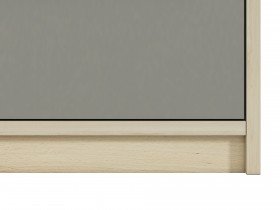 ML Meble - Schrank Drop 04 - metallisch grau