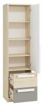 ML Meble - Schrank Drop 04 - metallisch grau
