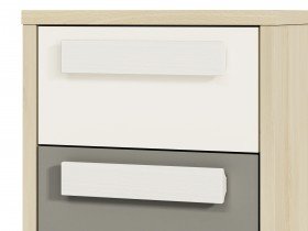 ML Meble - Nachttisch Drop 13 - metallic grau