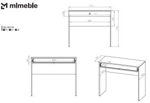 ML Meble - Schminktisch Selgin 09