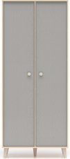 Garderobenschrank Mevel 02 - grau