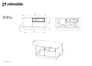 ML Meble - Couchtisch Vilavio 06