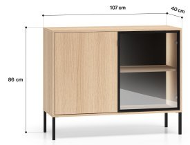 ML Meble - Kommode Barnee 03 – Eiche Lindberg