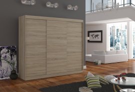 Garderobenschrank mit Schiebetüren Anton 215x250x58 cm