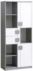 Schrank Gumi G2 - Weiß/Anthrazit