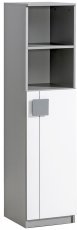 Schrank Gumi G10 - Weiß/Anthrazit
