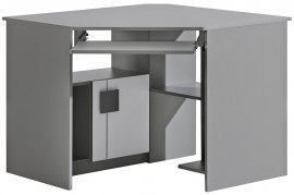 Eckschreibtisch Gumi G11 - Weiß/Anthrazit