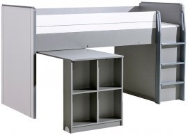Kojenbett Gumi G15 - Weiß/Anthrazit - 90x200 cm