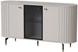 Niedriger Vitrinenschrank Zante ZA3 - Kaschmir