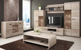 Wohnzimmer Link - Sonoma Eiche
