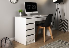 Arbeitstisch Ada - weiß matt