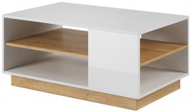 Tischchen für das Wohnzimmer Arco I - Weiß/Eiche Grandson