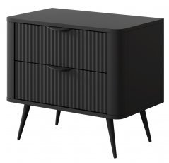 Nachttisch Lante 2S/ G - schwarz