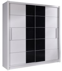 Kleiderschrank mit Schiebetüren Bari XII - Alpinweiß