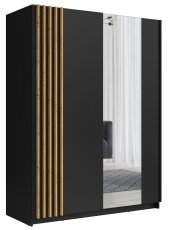 Kleiderschrank mit Schiebetüren Bayadero 10 III - schwarz